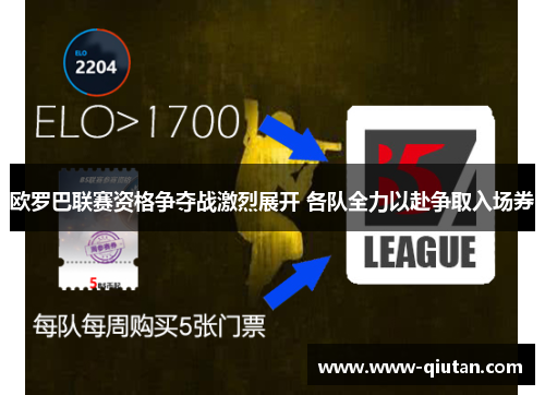 欧罗巴联赛资格争夺战激烈展开 各队全力以赴争取入场券